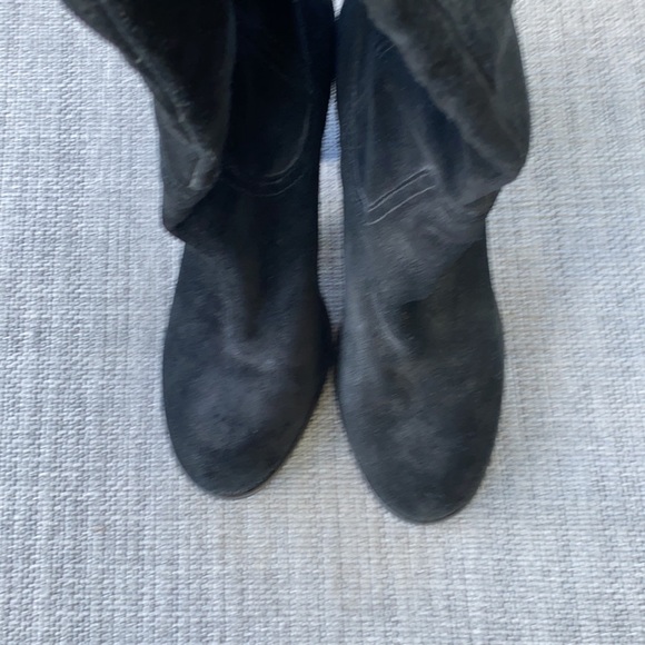 BCBG Suede Pull on Knee High Boots - Picture 8 of 11
